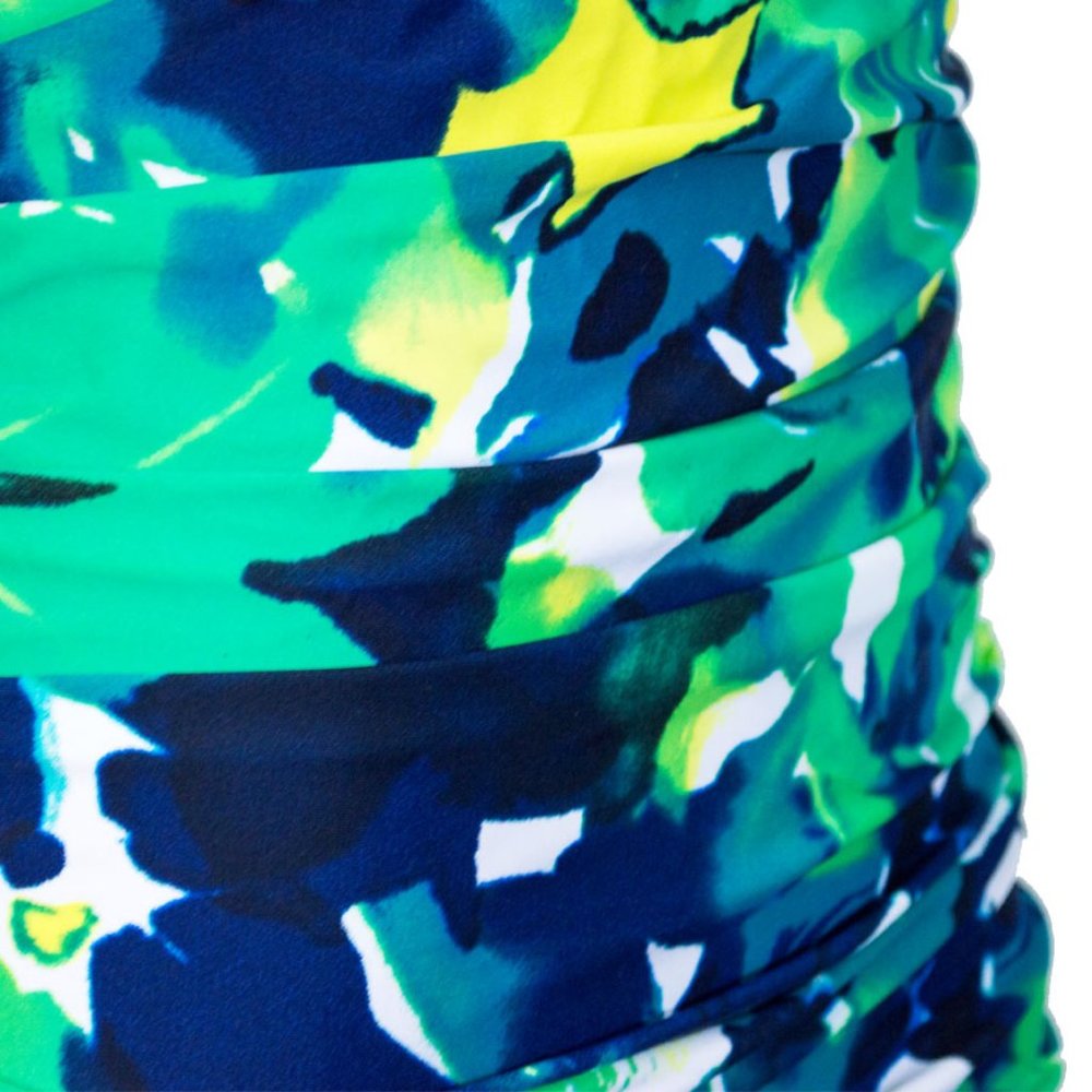 Active Control One Piece Skirted Ruched Swimsuit 8 - Picture 6 of 9